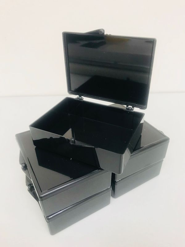 Western Blotting Boxes, 4 5/8 x 3 1/2 x 1 1/8in. (11.7 x 8.9 x 2.8cm), Opaque Black, 5/pk, MTWB10006BK, B1200-13 Western Blotting Boxes, 4 5/8 x 3 1/2 x 1 1/8in. (11.7 x 8.9 x 2.8cm), Opaque Black, 5/pk, MTWB10006BK, B1200-13