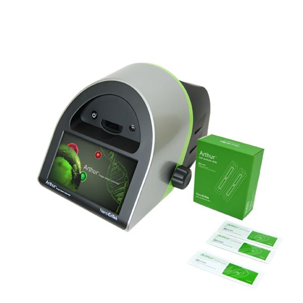 Arthur™ Cell analysis slides, disposable, Sterile, Individually Packed, 50 Slides/100 Counts/Box, Fully Compatible with Invitrogen™ Tali™ Cellular Analysis Slides (T10794) NANC02003 