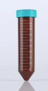 Nest 50ml Amber Color Centrifuge Tube, Rack (PS Rack), Sterile 25/pk, 500/cs (602201)