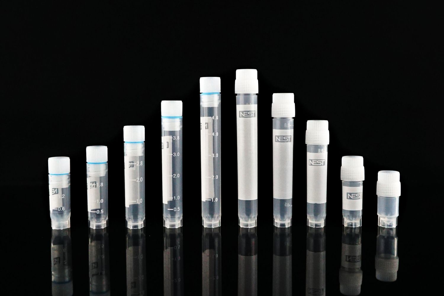 1.8ml Cryogenic Vial, Self-Standing, Internal Thread, sterile, 50/Bag, 500/box, INCV02IT500