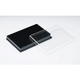 NEST 384 Well Cell Culture Plate, Black, Flat bottom, Non-Treated, Sterile, 1/pack, 100/cs, 761311