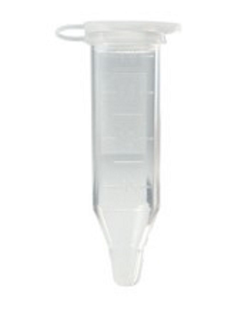 2.0ml Dolphin Microcentrifuge Tube, Natural, Polypropylene, Non-Sterile, Bulk Bag, 1,000/Bag, 10PKS/Case, 16140