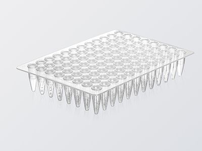 0.2ml, Natural Color, 96-well PCR plate, semi-skirted, Non-Sterile,10 Plates Per Unit, 10 Units Per Case, PCR410096 0.2ml, Natural Color, 96-well PCR plate, semi-skirted, Non-Sterile,10 Plates Per Unit, 10 Units Per Case, PCR410096