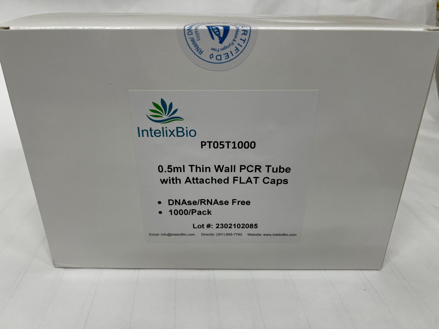 0.5ml Thin wall tube for Qubit, 1000/Pack, PT05T1000 0.5ml Thin wall tube for Qubit, 1000/Pack, PT05T1000