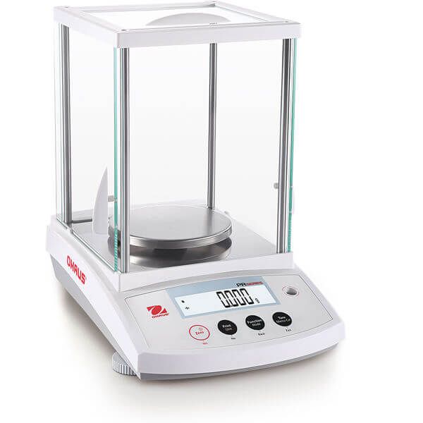 OHAUS PR Series Precision Balance, PR223/E, Max Capacity: 220 g, Readability: 0.001 g, Pan Size: 4.7 in (120 mm), (30529239), HUS30529239