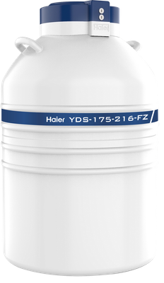 Haier Smart series Cryogenic Storage Tank, 6000 Capacity, including metal 6 racks (10 Layers), cardboard boxes (9x9), lockable cap, YDS-175-216-FZ, DBJ-HYD6000FZ