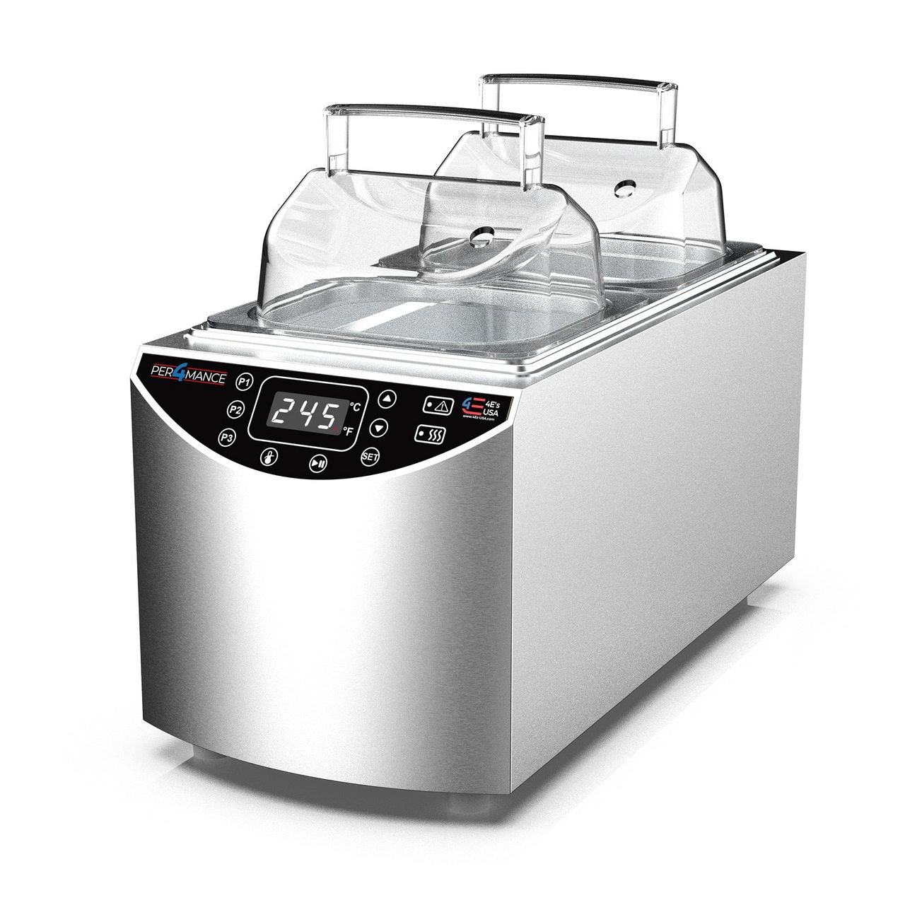Stainless Steel Water Bath 5 Liter -Per4mance Digital Lab Water Baths, (WBT200205), FESEC0100