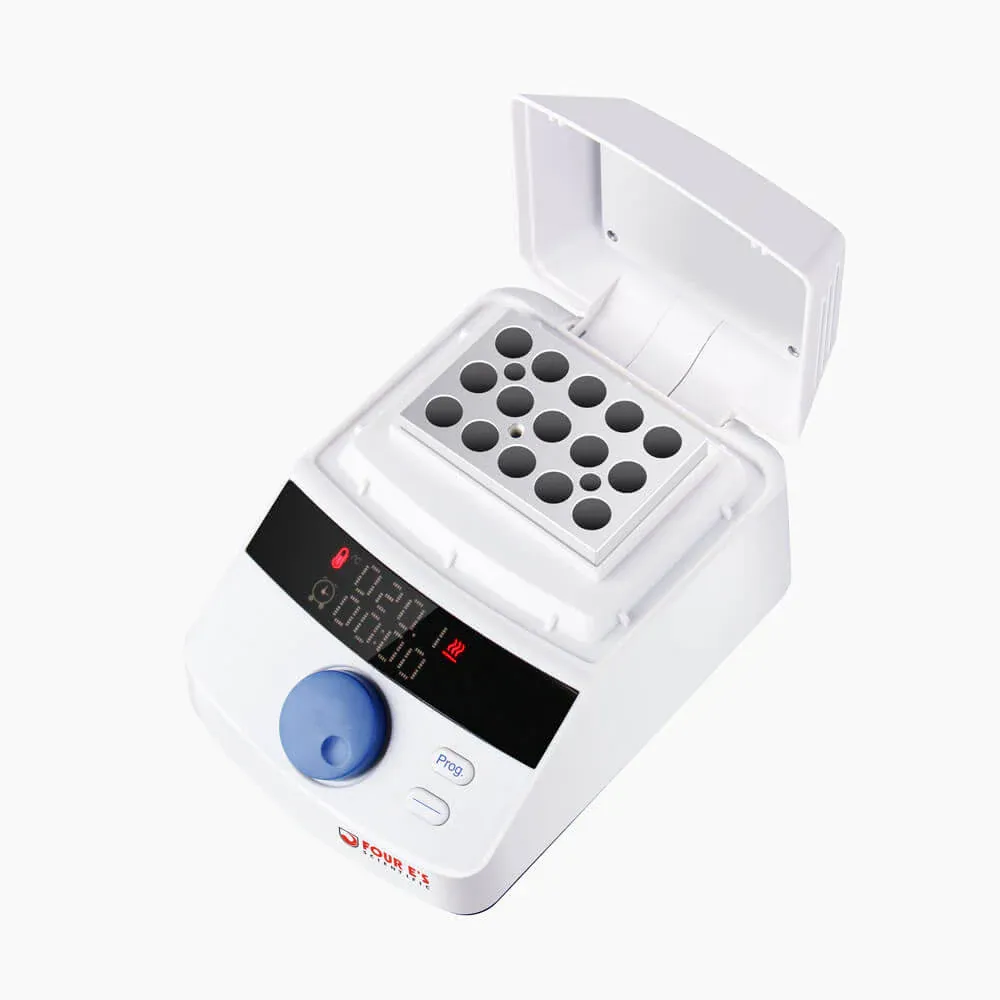 Mini Dry Bath Incubator with Flip Top Heated Lid, Blocks not Included, Each, TC0401005, FESEC0105