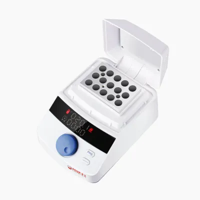 Mini Dry Bath Incubator with Flip Top Heated Lid, Blocks not Included, Each, TC0401005, FESEC0105