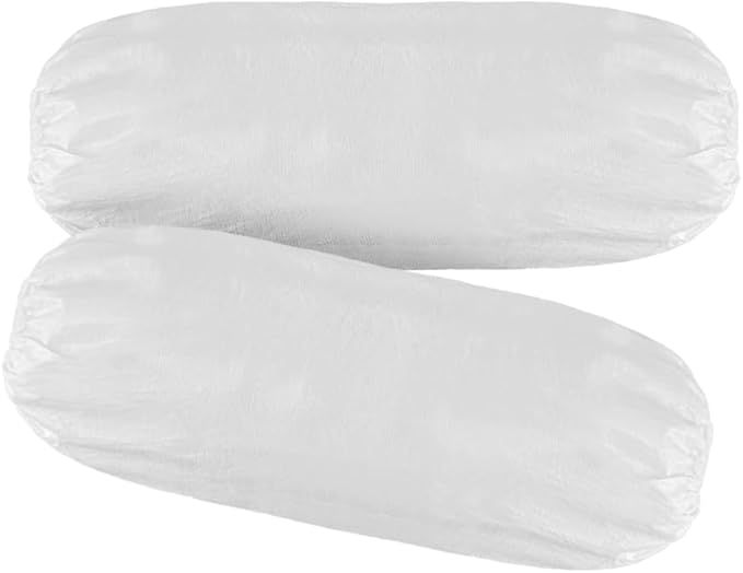 Disposable Arm Sleeves for Cell Culture, Polypropylene + Microporous Film, Low Lint Barrier Protection, Fluid / Splash Resistant, Breathable, Elastic Ends, White, 100/Pack, 1000/Case, SLV16CS1000
