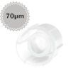 MTCT900970, Strainer cap for FlowTubes™(cap only), with 70um strainer mesh, dual position for 12x75mm tubes, sterile, 20 bags of 25 caps, 500/pk, (T900970)