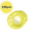 MTCT9009100, Strainer cap for FlowTubes™(cap only), with 100um strainer mesh, dual position for 12x75mm tubes, sterile, 20 bags of 25 caps, 500/pk, (T9009-100)