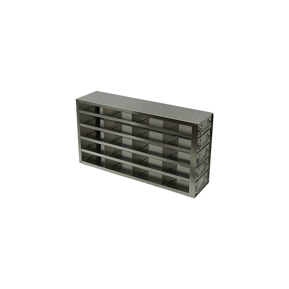 Drawer Style Metal Freezer Rack, 4Dx5H, for 2” Standard Boxes, 22 7/16 x 11 13/16 x 5 1/2 inches, Each, DBJMFR452