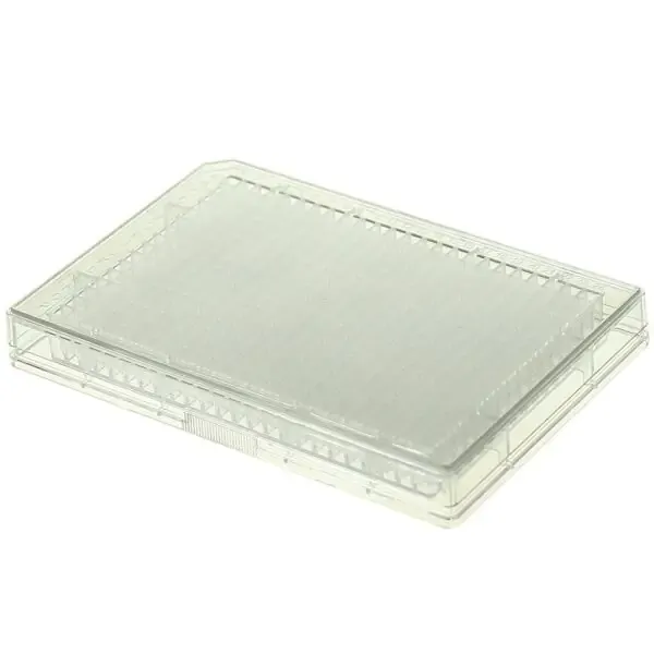 384 Well Cell Culture Plate, clear, flat bottom, TC, sterile 1/pack, 100/cs, INTP0384CBFB