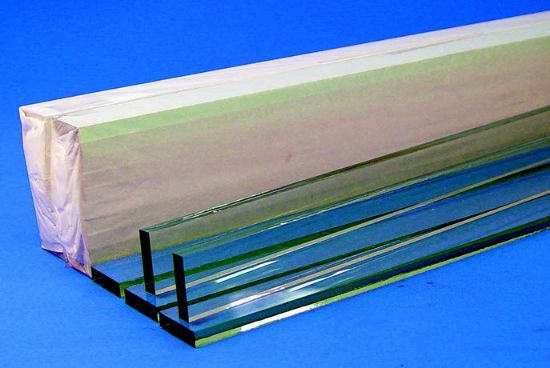 Glass Knife Strips for Ultrathin Sectioning, 6.4 x 25 x 400mm, 30/case, GK789004