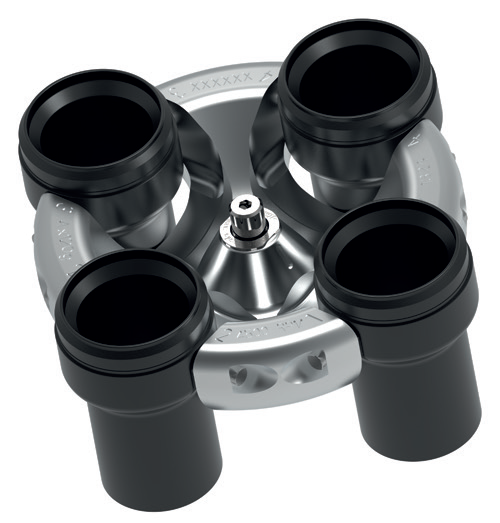 Hettich UNIVERSAL 320 R Refrigerated Benchtop Centrifuge, Conical Package 3, including 4-Place Swing Out Rotor, Buckets, Adaptors for 16 of 15ml and 4 of 50ml Conical Tubes, 1406SET3