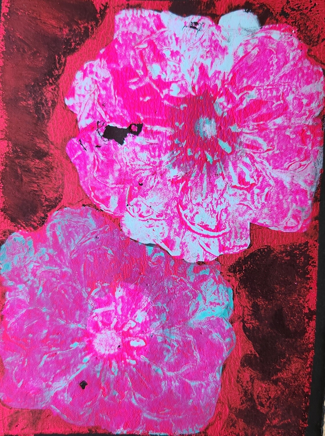 Gelli Print Flower #2