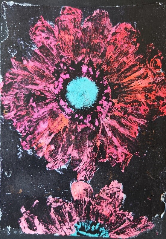 Gelli Print Flower #6
