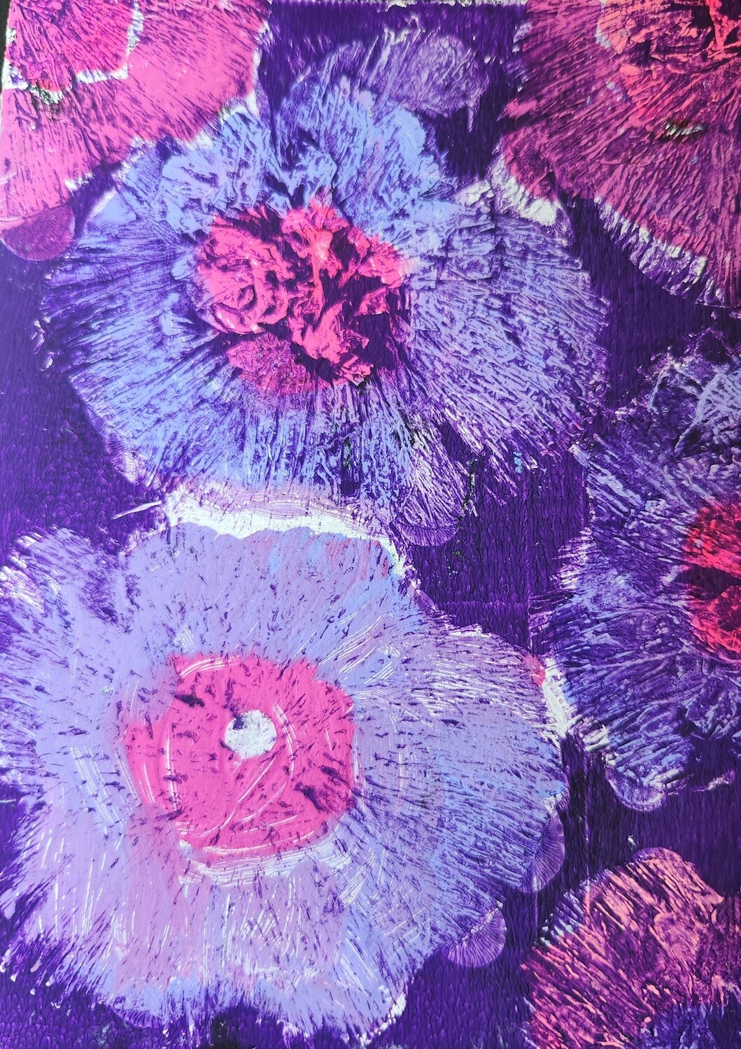 Gelli Print Flower # 4