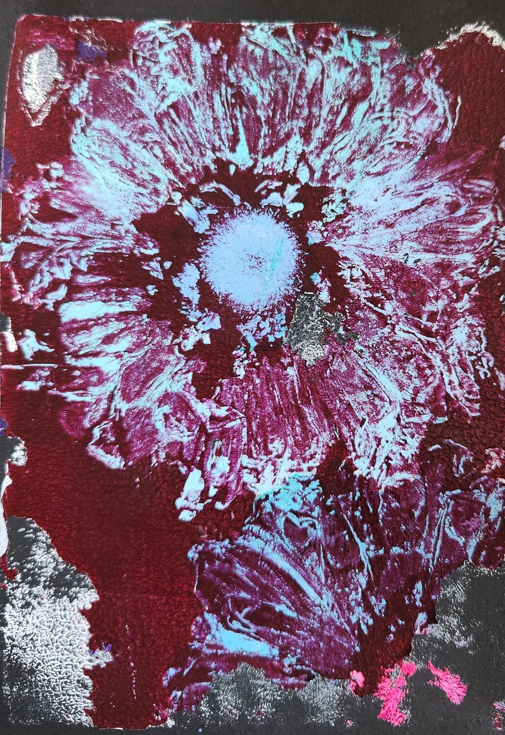 Gelli Print Flower #5