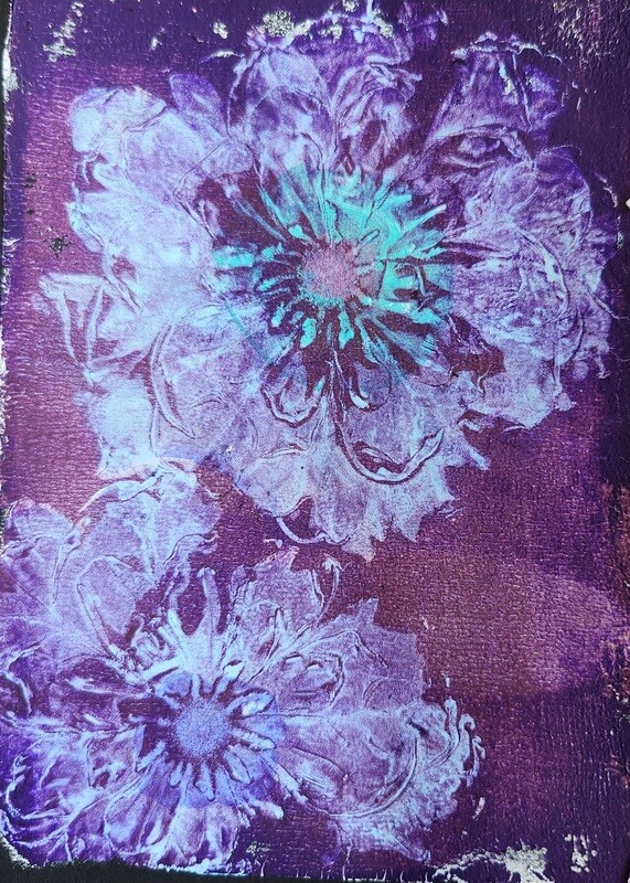Gelli Print Flower #5