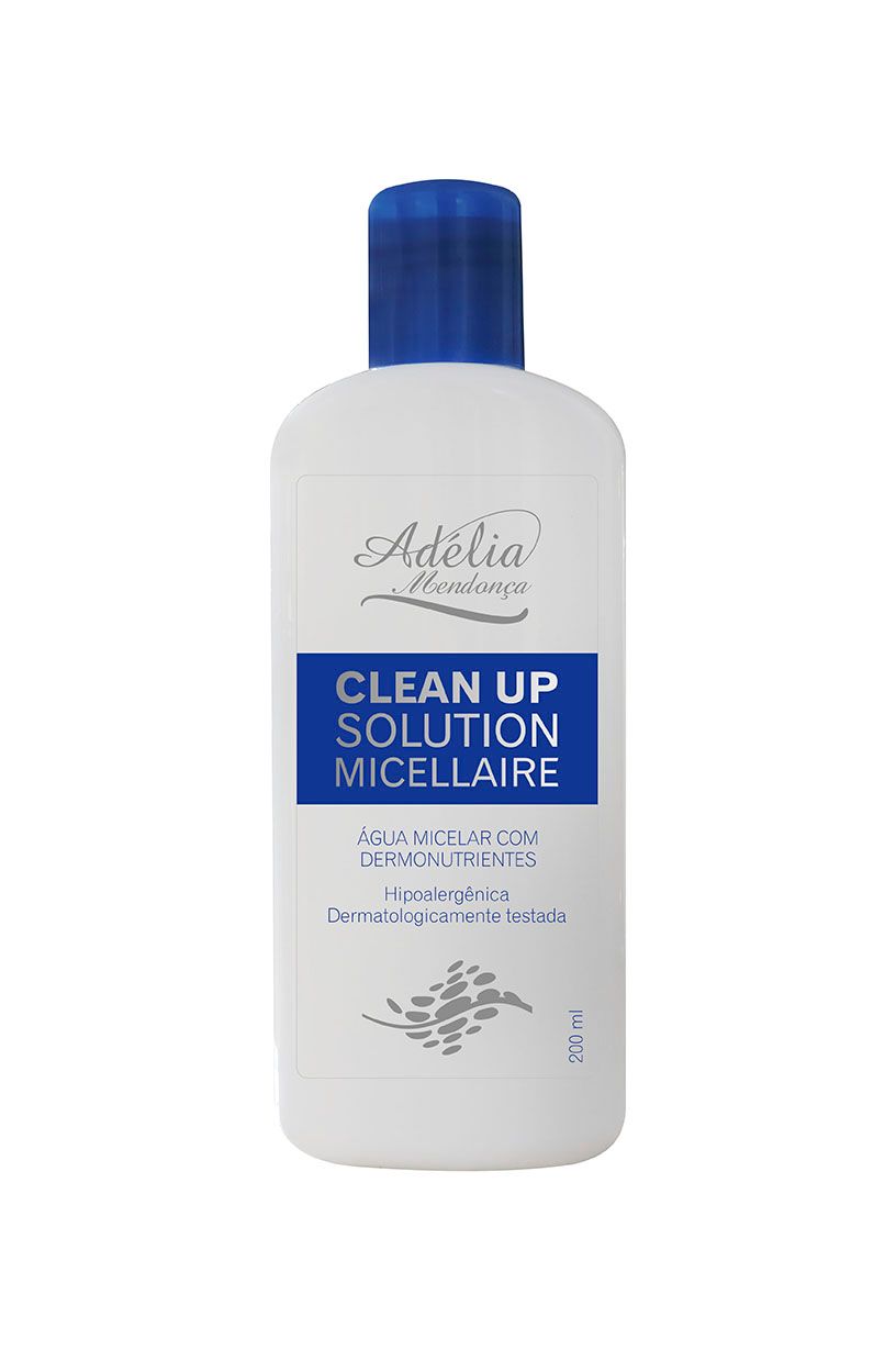 CLEAN UP SOLUTION MICELLAIRE AGUA MICELAR CON DERMONUTRIENTES - 200ml