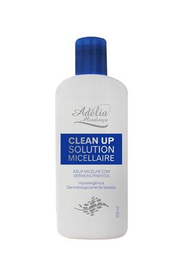CLEAN UP SOLUTION MICELLAIRE ÁGUA MICELAR COM DERMONUTRIENTES - 200ml