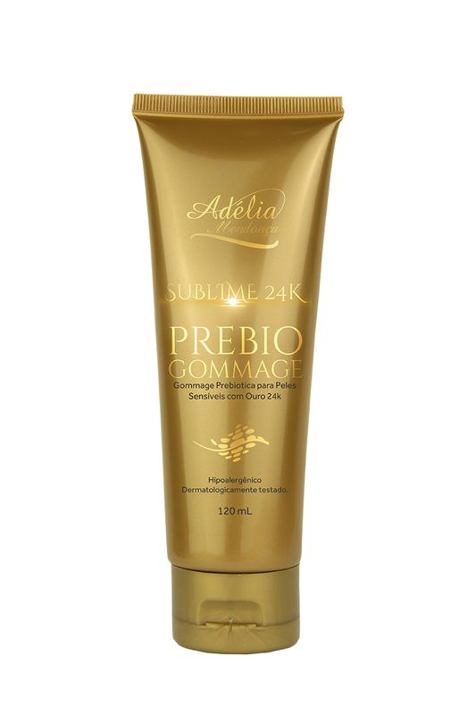 SUBLIME 24K PREBIO GOMMAGE - PREBIOTICA GOMMAGE FOR SENSITIVE SKIN WITH 24K GOLD - 120ml