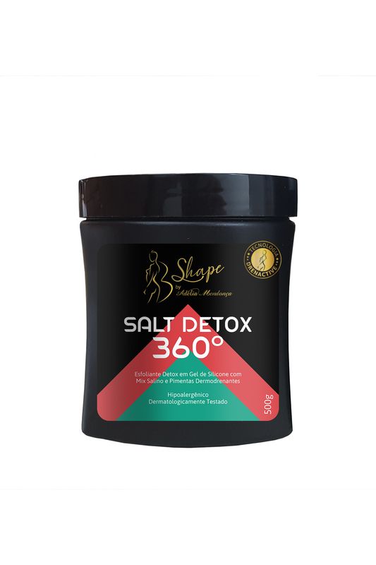 SALT DETOX 360° - SILICONE GEL DETOX EXFOLIANT WITH SALINE MIX AND DEMANDING PEPPERS - 500g