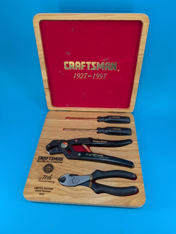 Four tools in the fancy box.