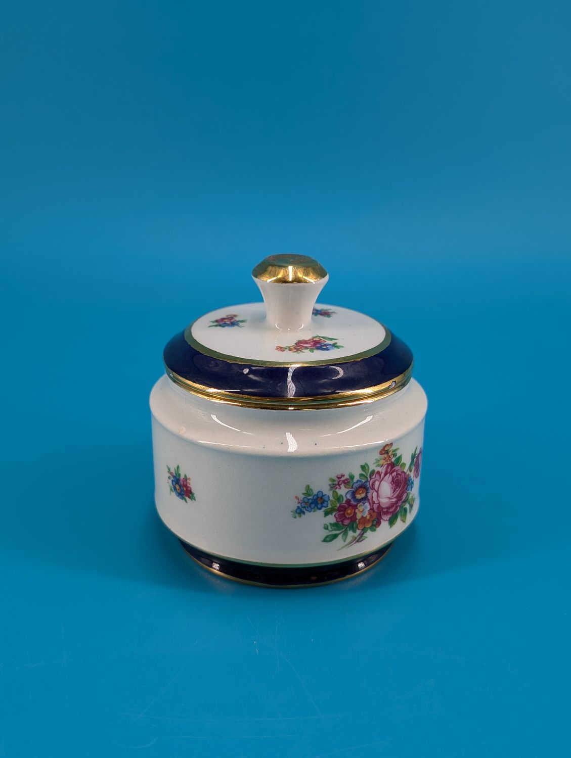 Vintage OTCO Floral Jar