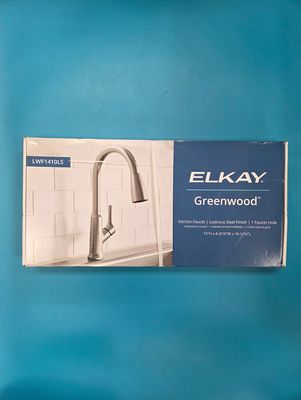 Box depicts the faucet installed.