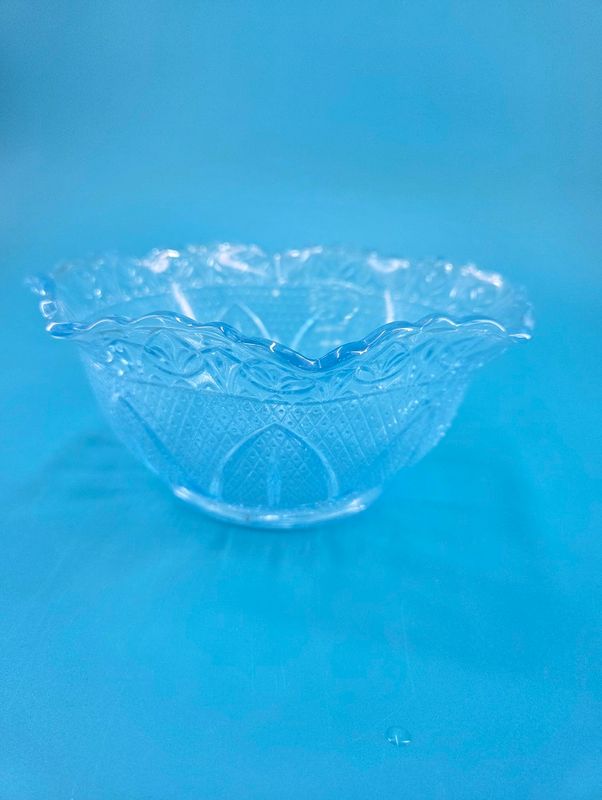 Princess House Blue Capri Glass Bowl