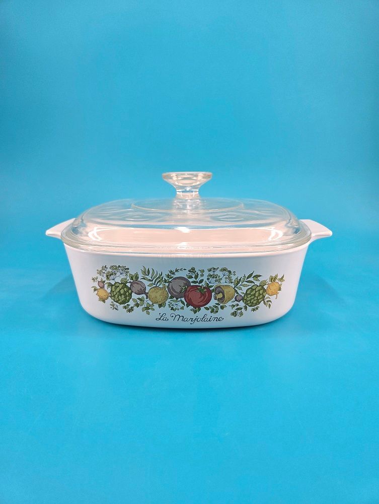"La Marjolaine" and vegetable spread design.