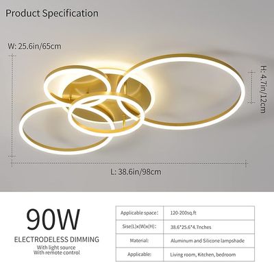 Modern Circle Chandelier