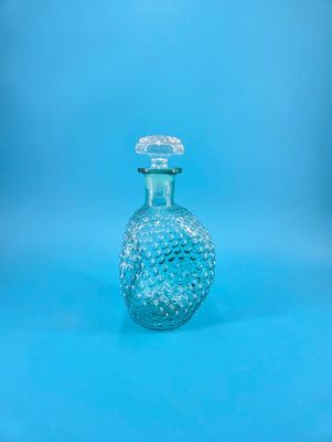 LE Smith Hobnail Pinch Decanter (Peacock Blue)
