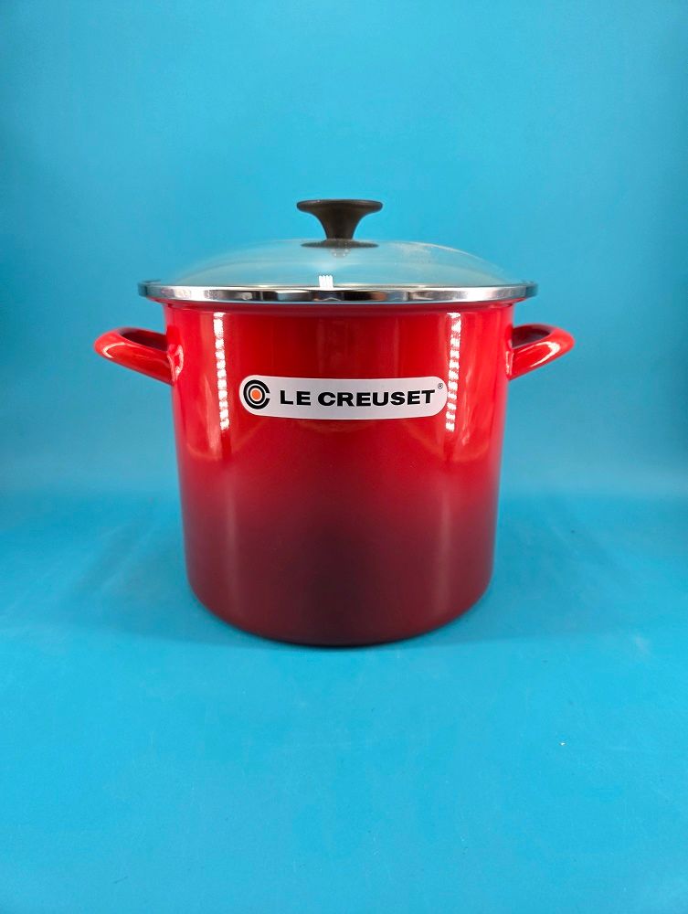 Le Creuset Enamel on Steel 8QT/7.6L Stock Pot (Cerise)