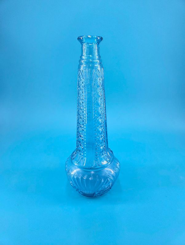Empoli Pressed Glass Genie Bottle Decanter