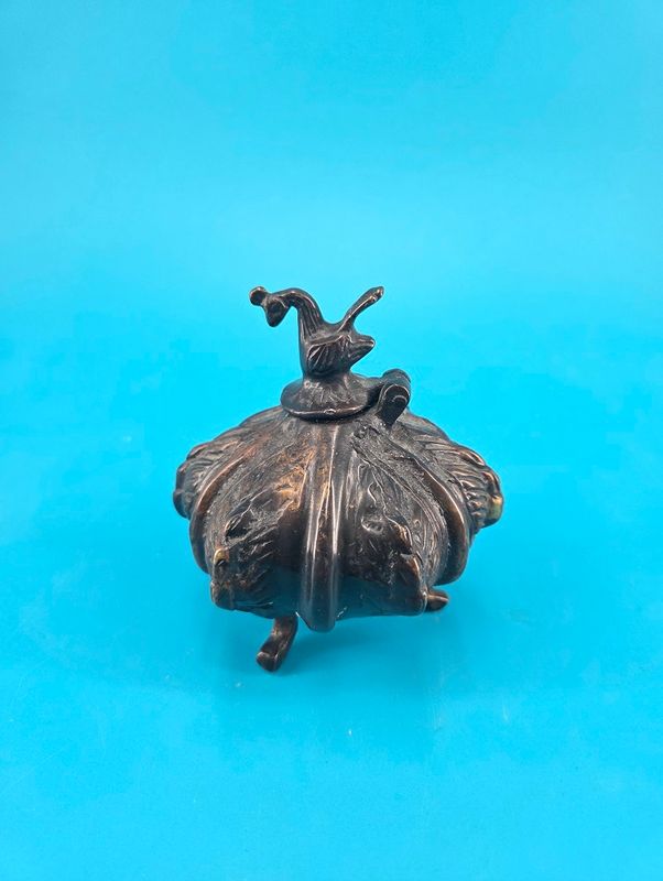 Three-Footed Persian Bronze Inkwell