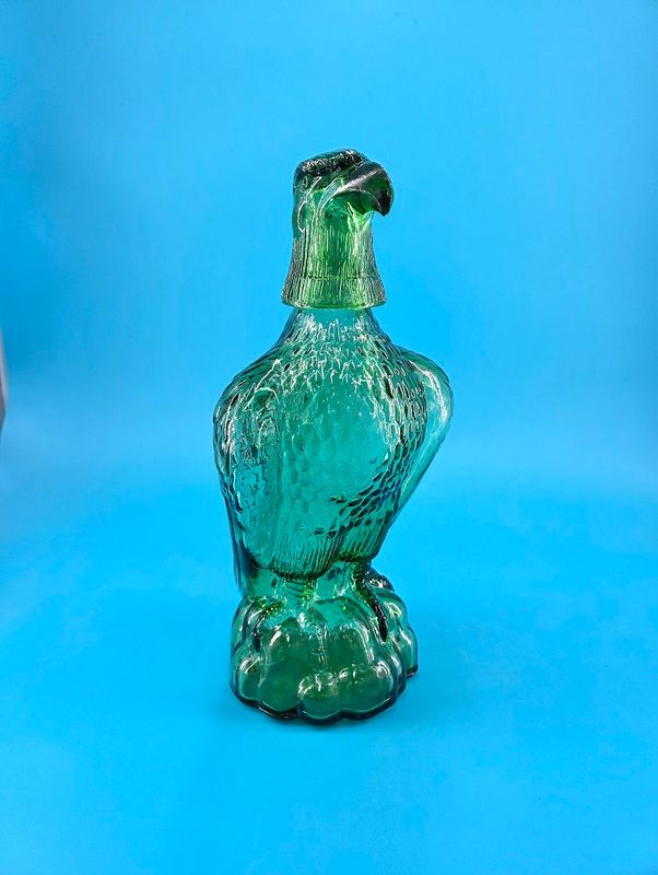 Eagle Glass Decanter (Green)