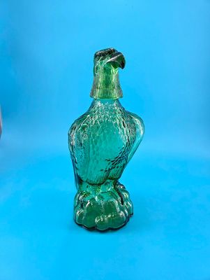Eagle Glass Decanter (Green)