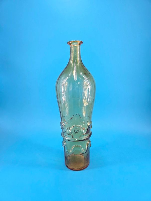 Amber Empoli Glass Decanter