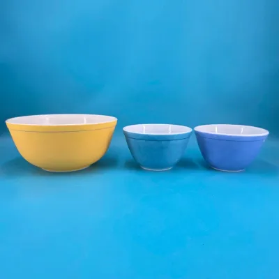 Pyrex Mixing Bowls #401, #401, #403