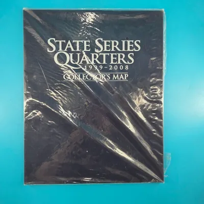 State Series Quarters 1999-2008 Collector's Map