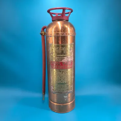 Empire Soda Acid Brass/Copper Fire Extinguisher 