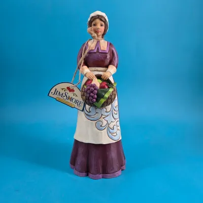 Jim Shore "Celebrate The Simple Life" Pilgrim Woman Figurine 