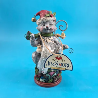 Jim Shore "Jingle Bell on Kitty's Tail"