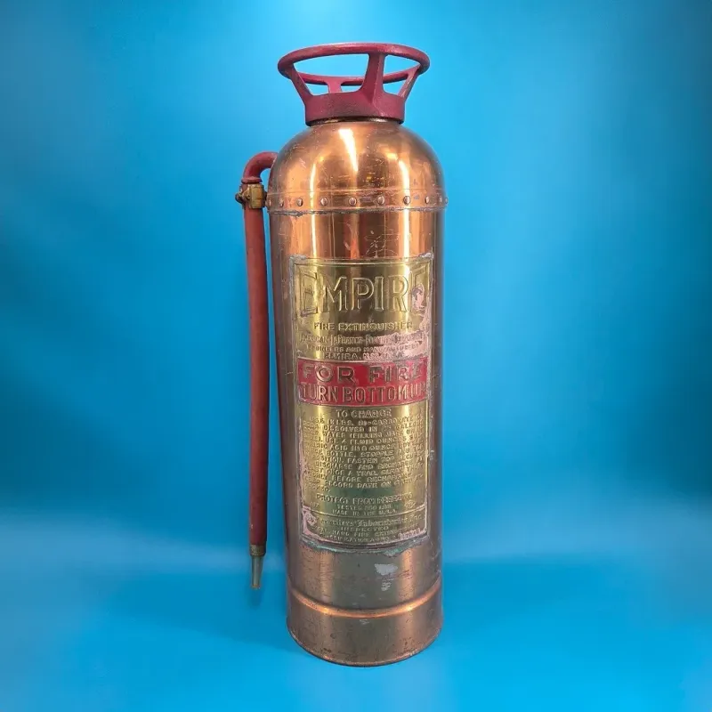 Empire Soda Acid Brass/Copper Fire Extinguisher