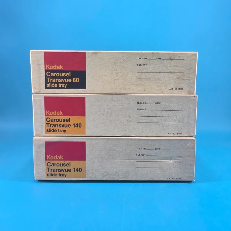 Kodak Carousel Transvue 80 & 140 Slide Trays