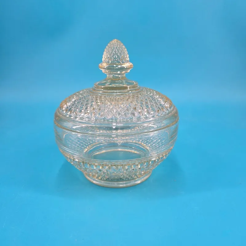 Lidded Glass Candy Dish